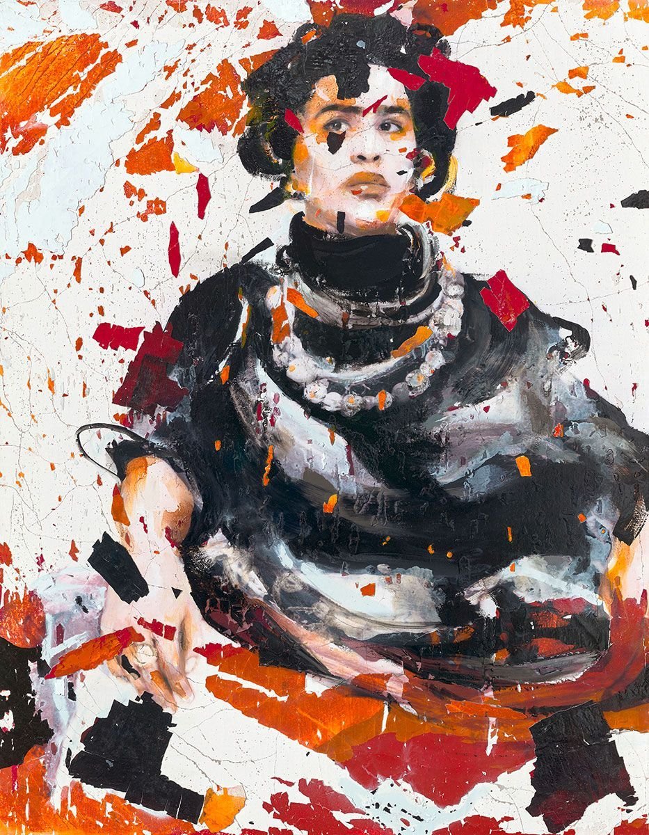 Lita Cabellut--Sentada-te-Quiero.